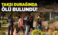 Taksi durağı, son durağı oldu!