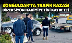 Zonguldak’ta trafik kazası! Direksiyon hakimiyetini kaybetti!