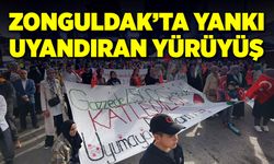 Zonguldak'ta Yankı Uyandıran Yürüyüş: 'Gazze'yi Unutma!'