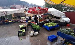 Bolu'da aniden bastıran yağmur hayatı olumsuz etkiledi
