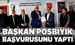 Başkan Posbıyık, CHP’den adaylık başvurusunu yaptı