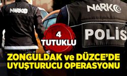 Zonguldak ve Düzce’de uyuşturucu operasyonu: 4 tutuklu!