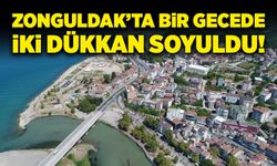Zonguldak'ta bir gecede iki dükkan soyuldu!