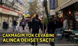 "Çakmağım yok" cevabını alınca, dehşet saçtı!