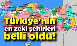 Türkiye'nin en zeki şehirleri belli oldu! Zonguldak, Bartın ve Karabük bakın kaçıncı sırada...