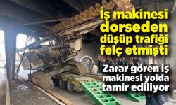 Zonguldak'ta trafiği felç etti!  Tamiri yol kenarında yapılıyor