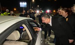 Zonguldak Valisi Hacıbektaşoğlu, yeni yıl öncesi trafik denetiminde