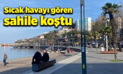 Zonguldak'ta yaz havası, vatandaş sahile koştu!