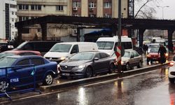 Zonguldak yağmur etkili oldu trafik kitlendi