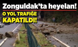 Zonguldak’ta heyelan! O yol trafiğe kapatıldı