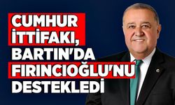 Cumhur İttifakı, Bartın'da  Fırıncıoğlu'nu destekledi