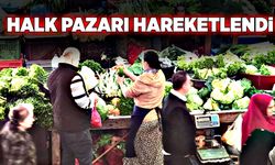 Halk pazarı hareketlendi