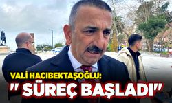 Vali Hacıbektaşoğlu: "Süreç Başladı"