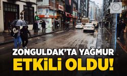 Yağmur Zonguldak'ta etkili oldu!