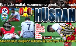 Zonguldak Kömürspor galibiyeti unuttu! Yine kazanamadık: 0-0