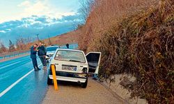 Zonguldak Ereğli yolunda kaza:1 yaralı