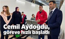 Cemil Aydoğdu, göreve hızlı başladı