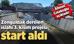 Zonguldak dereleri ıslahı 3. kısım projesi start aldı