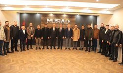 Düzce TSO Başkanı Erdoğan Bıyık, MÜSİAD Düzce şubesi ile işbirliği için buluştu