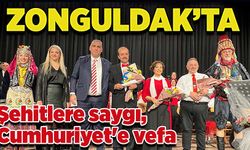 Zonguldak’ta şehitlere saygı, Cumhuriyet'e vefa