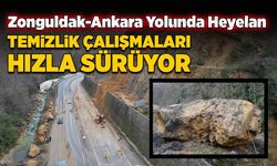 Zonguldak-Ankara Yolunda Heyelan: Temizlik Çalışmaları Hızla Devam Ediyor