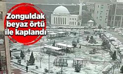 Zonguldak beyaz örtü ile kaplandı