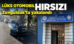 Yalova'da çaldığı lüks otomobille, Zonguldak'ta yakalandı!