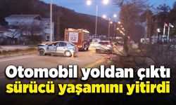 Otomobil yoldan çıktı, sürücü yaşamını yitirdi