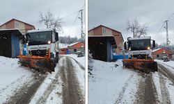 Zonguldak'ta yoğun kar yağışına karşı ekipler seferber