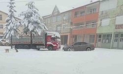 Zonguldak'ın yüksek kesimlerinde kar etkisini sürdürüyor