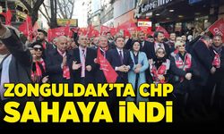 Zonguldak'ta CHP sahaya indi