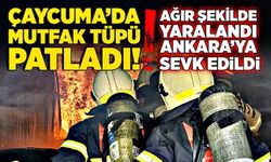 Çaycuma’da mutfak tüpü patladı! Ağır yaralanan kişi, Ankara'ya sevk edildi!