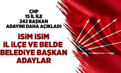 CHP'de 15 il 242 adayı açıkladı, İsim isim il ilçe ve belde belediye başkan adayları