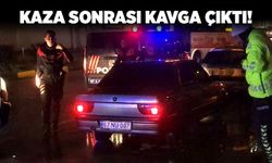 Kaza sonrası kavga çıktı!