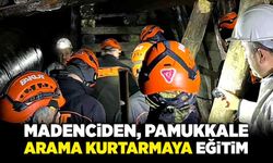 Madenciden, Pamukkale arama kurtarmaya eğitim