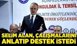 Selim Alan, çalışmalarını anlatıp destek istedi