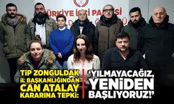 TİP Zonguldak İl Başkanlığından Can Atalay kararına tepki: ‘Yılmayacağız, yeniden başlıyoruz!”