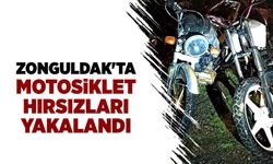 Zonguldak'ta motosiklet hırsızları yakalandı