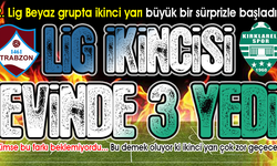 2. Ligde ikinci yarı tek maçla başladı... Lig ikincisi 1461 Trabzon’a Kırklareli sürprizi!