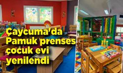 Çaycuma'da Pamuk prenses çocuk evi yenilendi