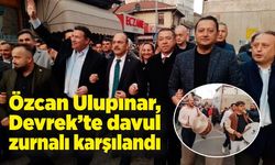 Özcan Ulupınar, Devrek’te davul zurnalı karşılandı