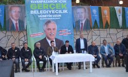 AK Parti İl ve Merkez İlçe Teşkilatları Elvanpazarcık Beldesinde miting yaptı