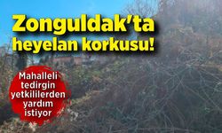 Zonguldak'ta heyelan korkusu!  Mahalle sakinlerini yetkililerden yardım istiyor