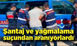 Zonguldak'ta şantaj ve yağmalama suçundan aranan 2 kişi yakalandı