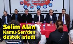 Ömer Selim Alan Kamu Sen'i ziyaret edip destek istedi