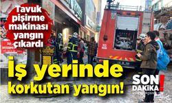 Zonguldak'ta iş yerinde korkutan yangın