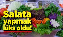 Salata yapmak lüks oldu