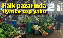 Zonguldak halk pazarında fiyatlar yükseldi, ilgi azaldı