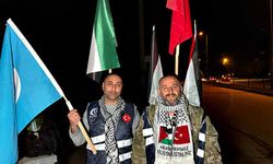 Filistin'e özgürlük için Ankara’ya yürüyorlar