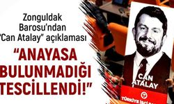 Zonguldak Barosu’ndan “Can Atalay” açıklaması: “Anayasa bulunmadığı tescillendi!”